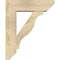 Ekena Millwork Funston Slat Rough Sawn Bracket w/ Offset Brace, Douglas Fir, 6"W x 18"D x 22"H BKT0604X18X22FST06RDF - alternate 4